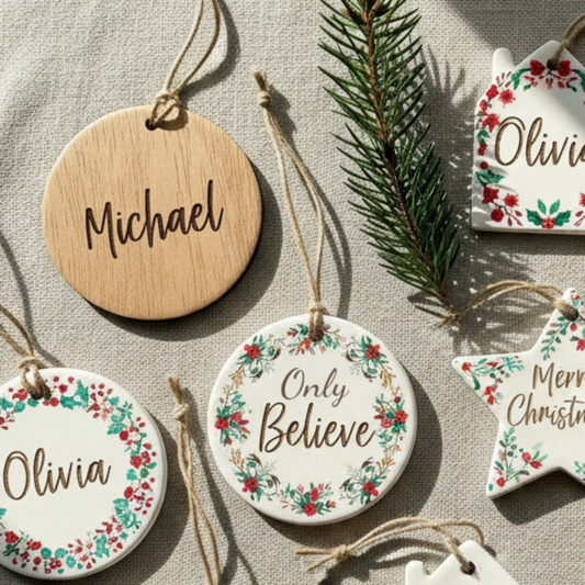 Why Ordering Personalized Ornaments in September Gives You More Design Choice