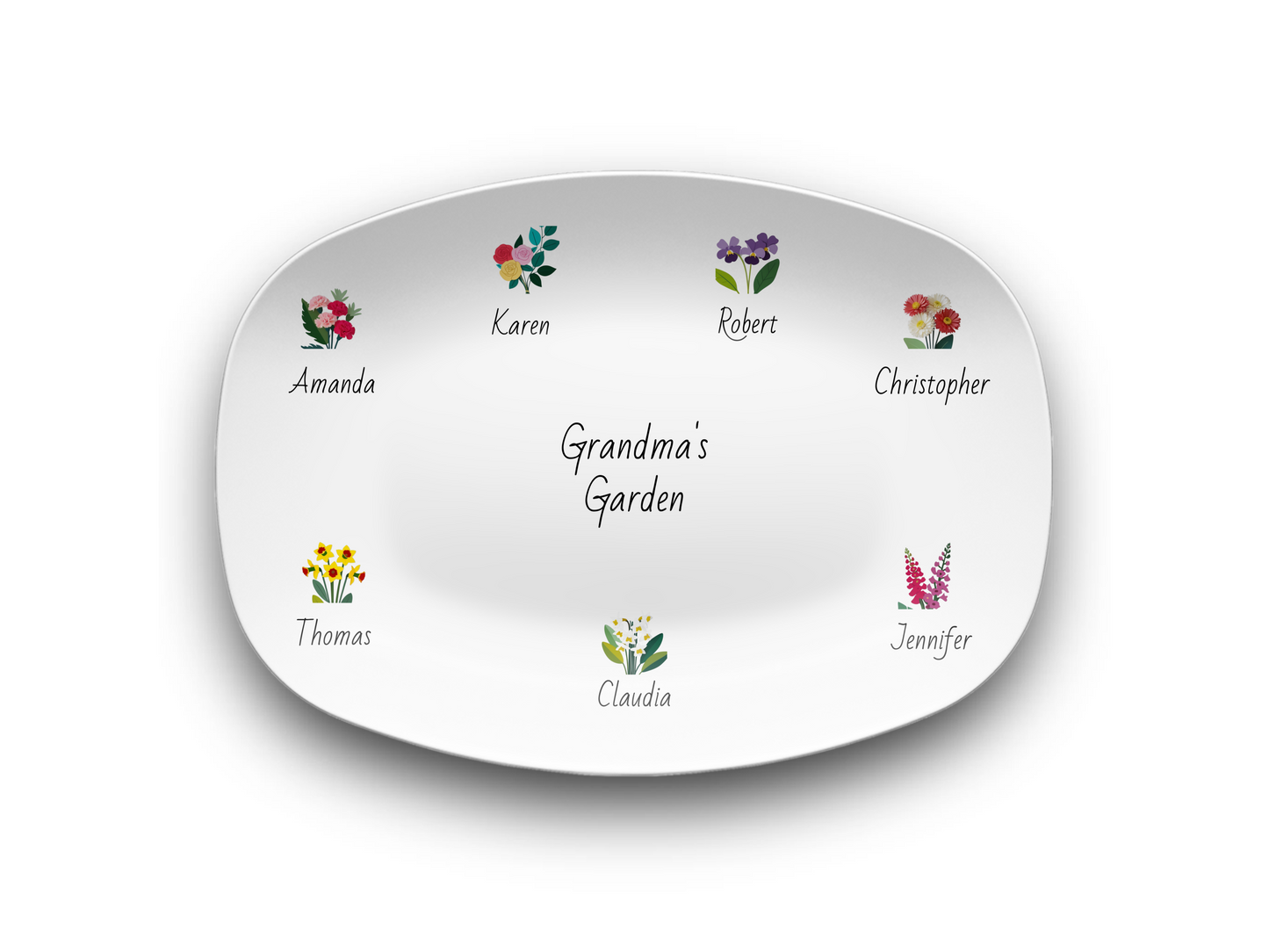 Grandma's Garden Platter