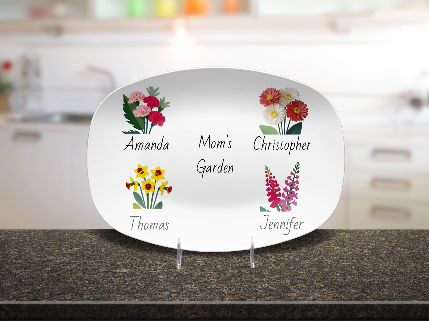 Mom's Garden Platter