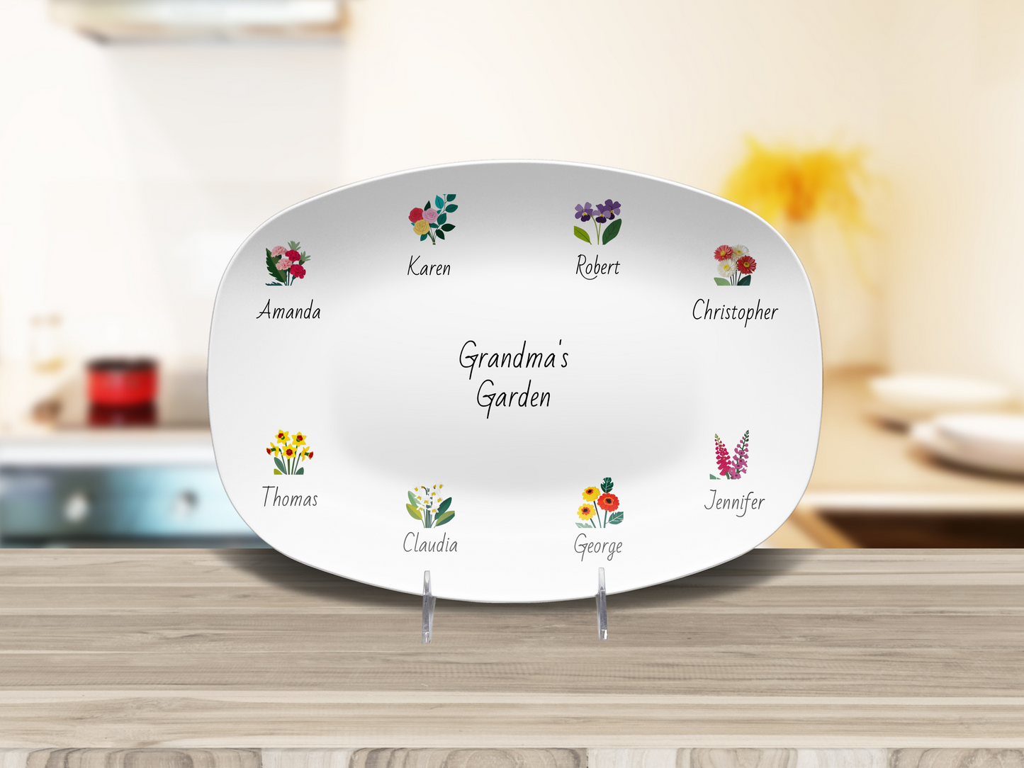Grandma's Garden Platter