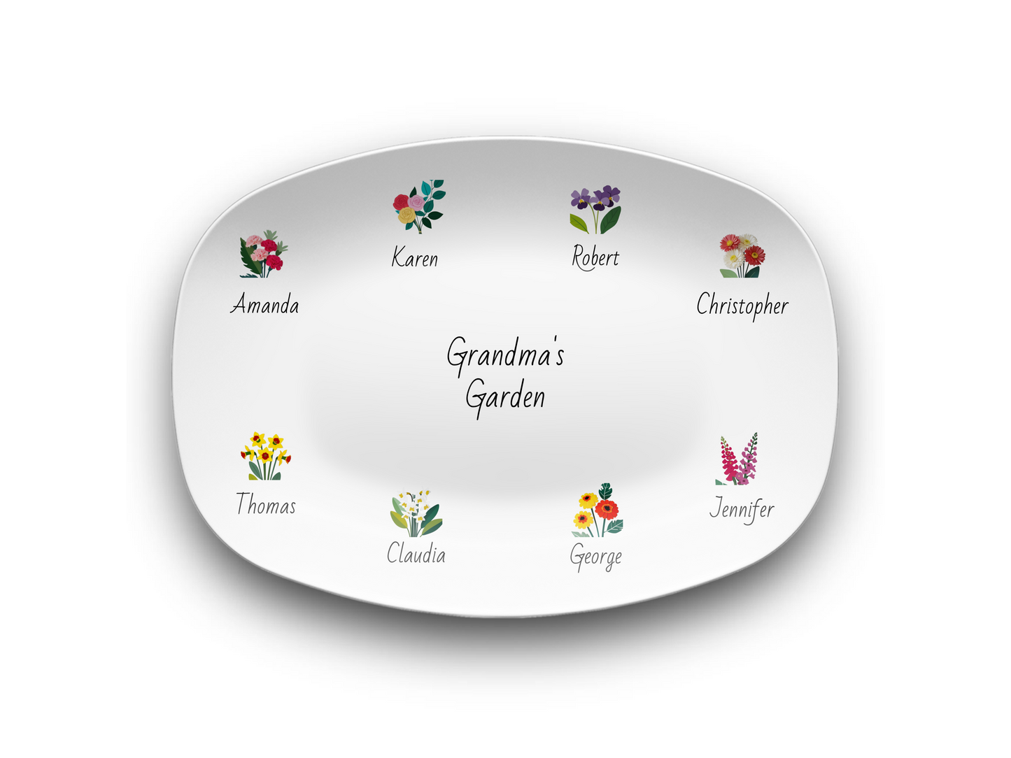 Grandma's Garden Platter