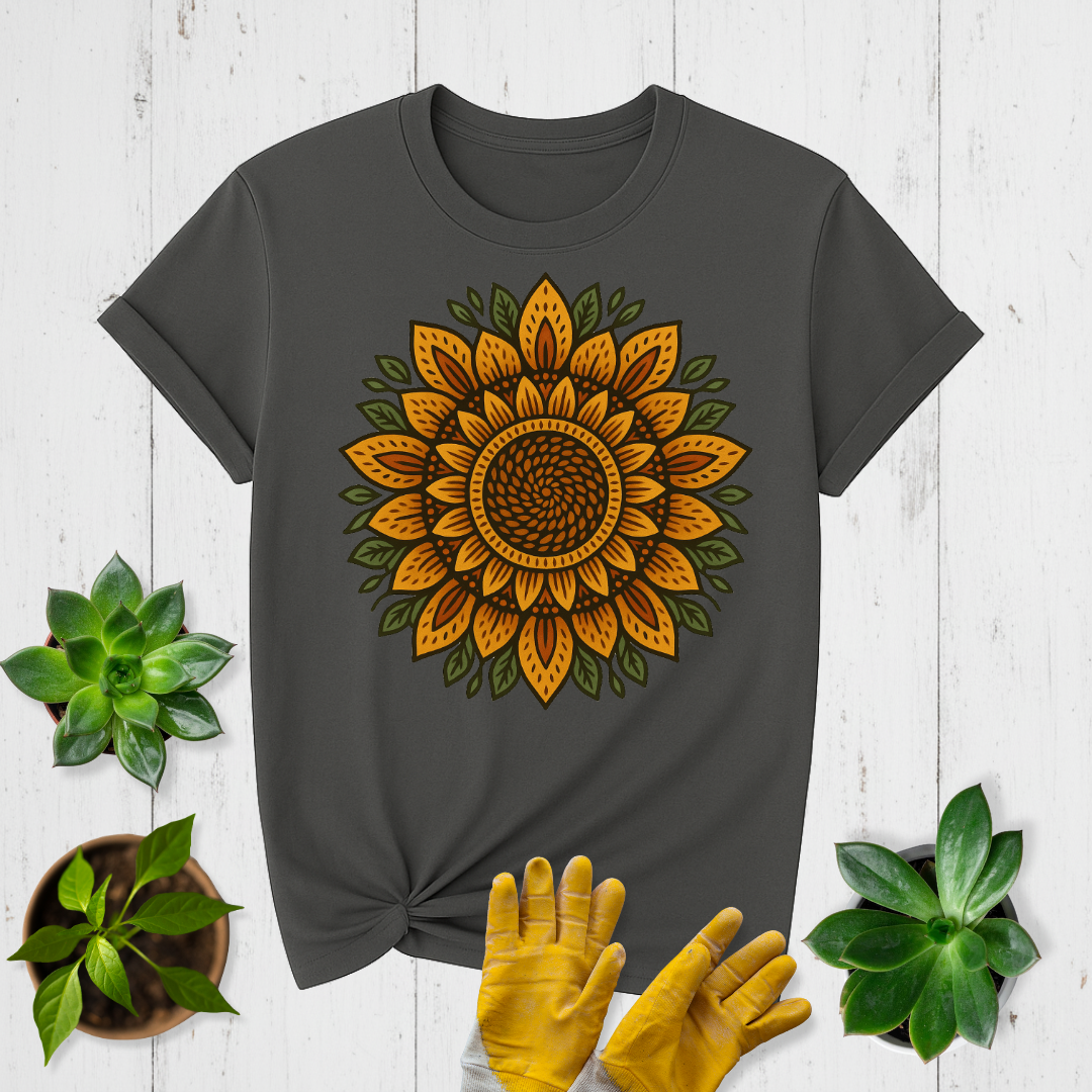 Sunflower Mandala T-shirt