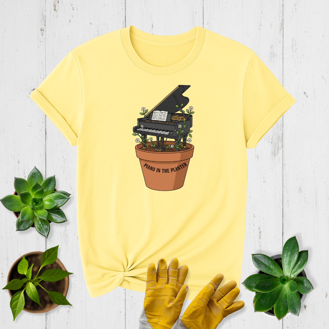 Piano Planter T-shirt
