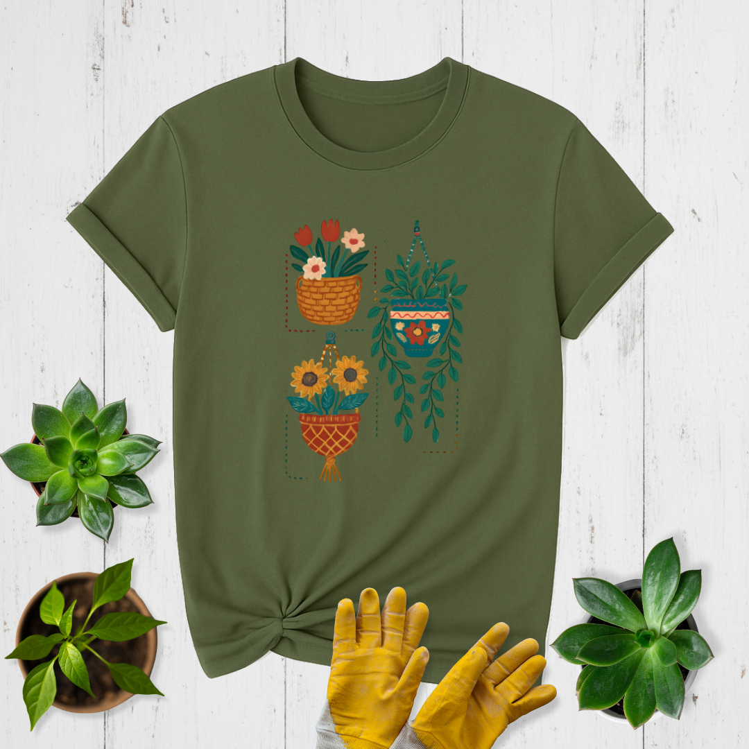 Folk Planter Trio T-shirt