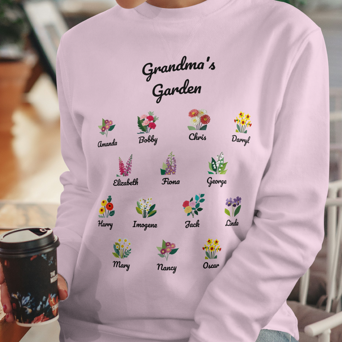 Grandma's Garden Sweatshirt (10-14)
