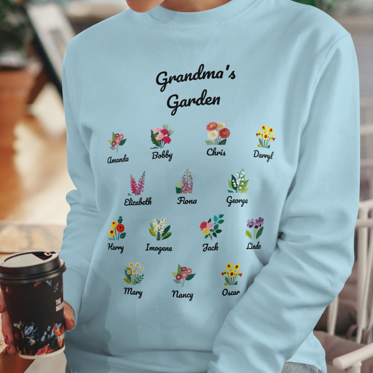 Grandma's Garden Sweatshirt (10-14)