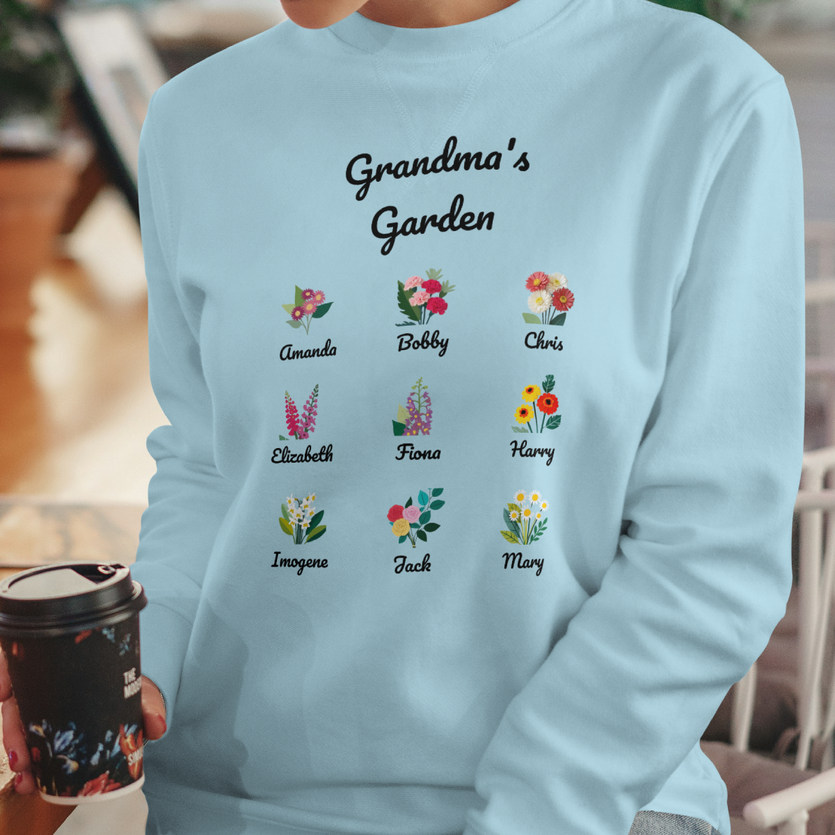 Grandma's Garden Sweatshirt (6-9)