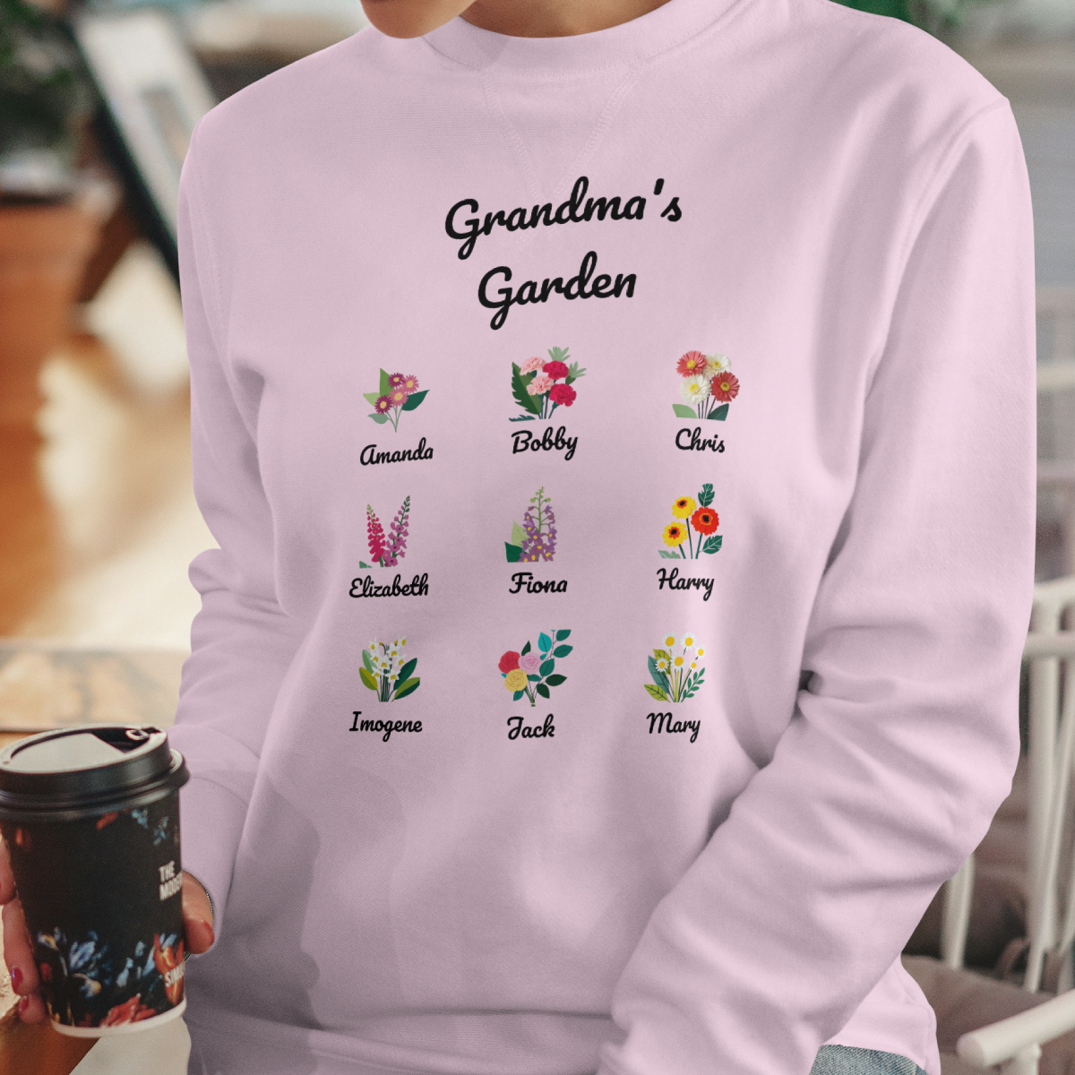 Grandma's Garden Sweatshirt (6-9)