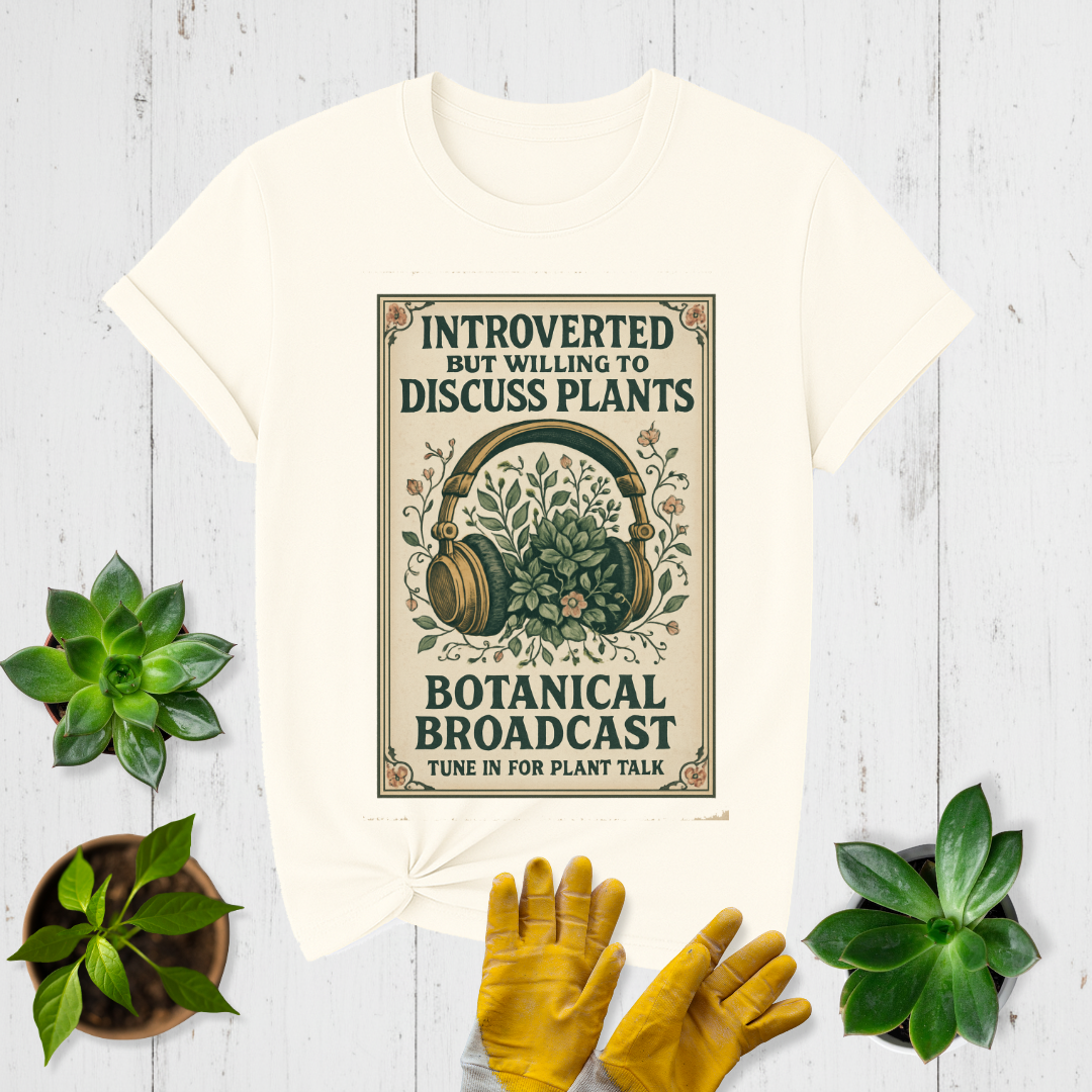 Introverted (with headphones) T-shirt