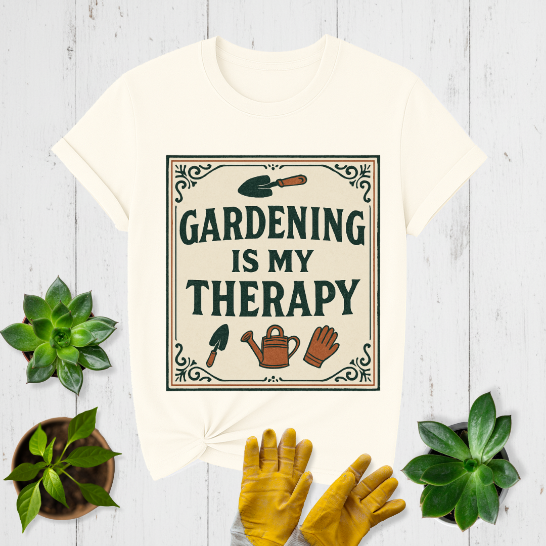 Gardening Therapy T-shirt