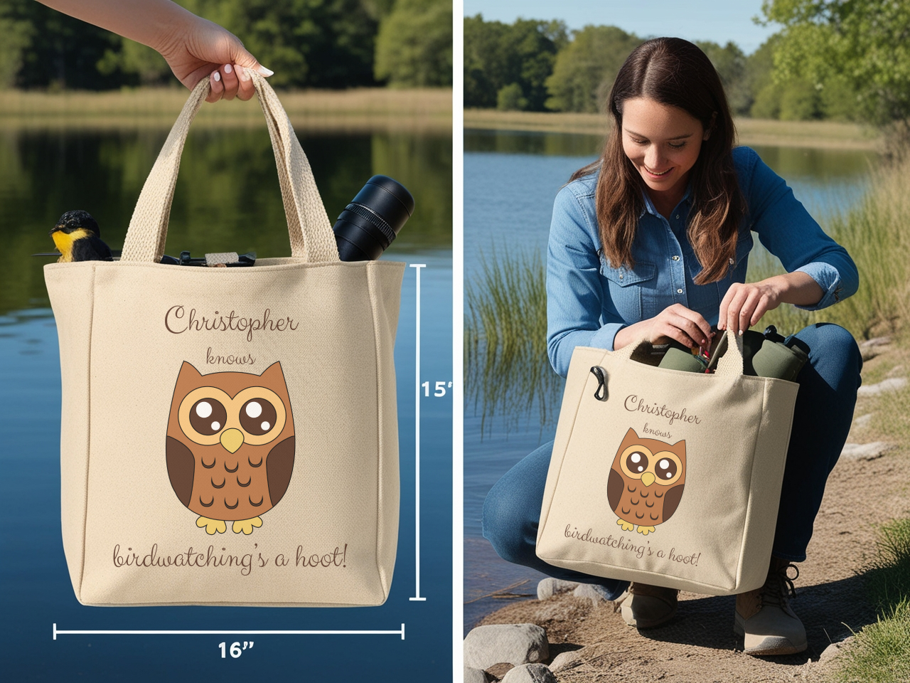 Personalized Owl Birdwatching's a Hoot!