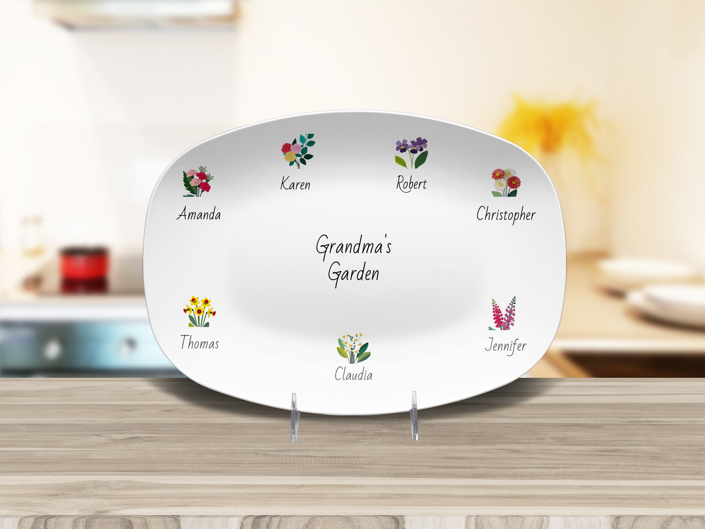 Grandma's Garden Platter