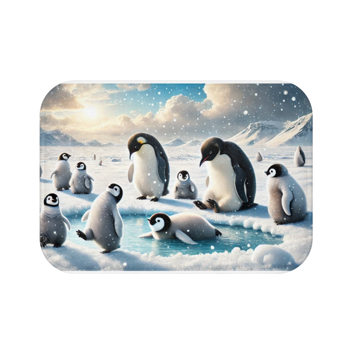 Penguins Bath Mat