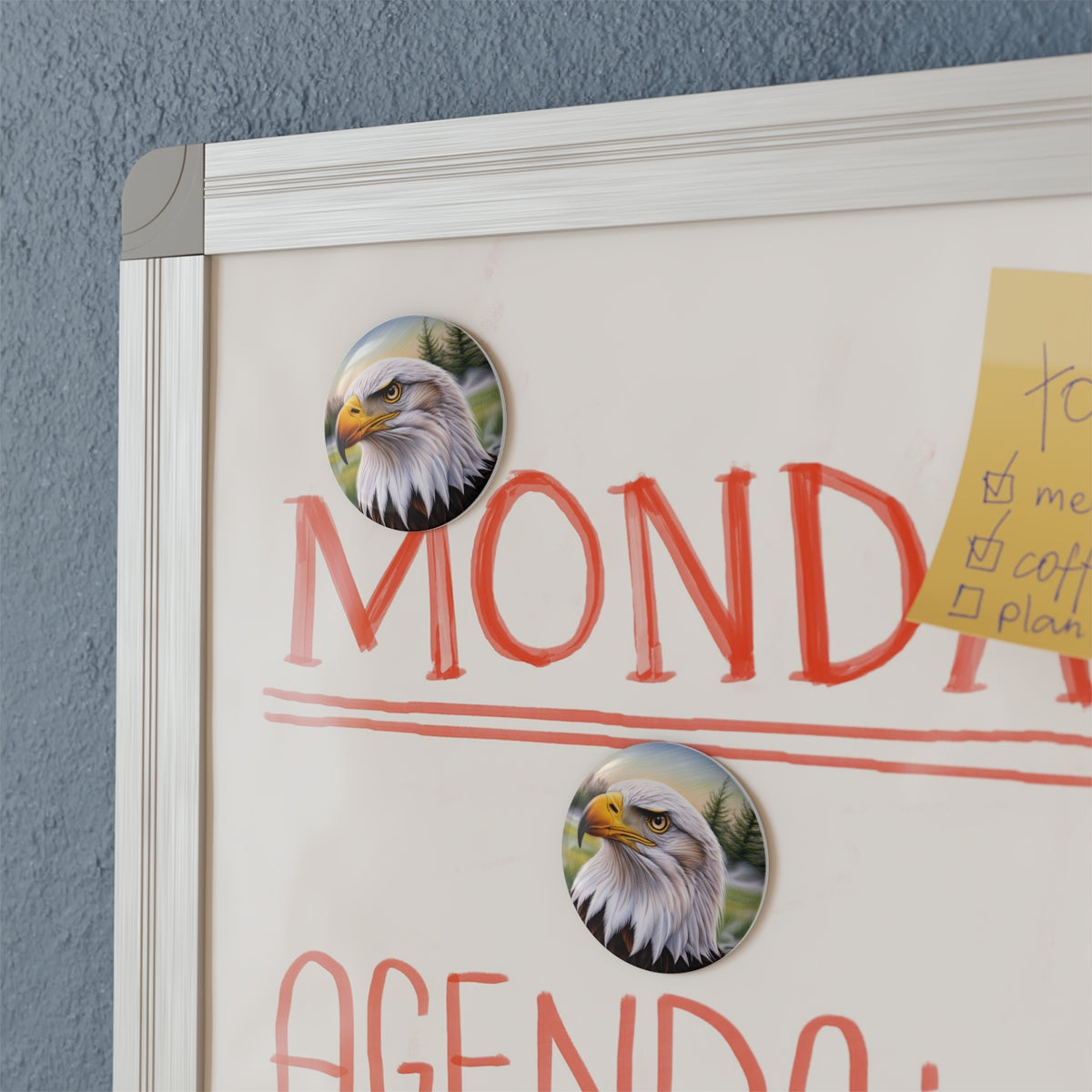 Bird Head Button Magnets