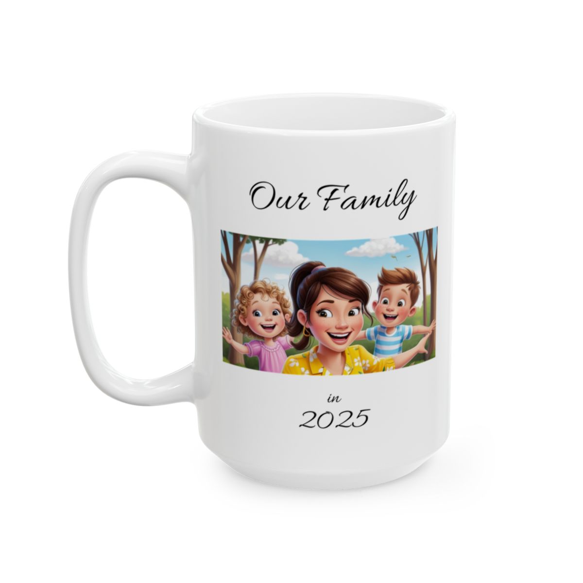 Our Family Personalized Picture Mug