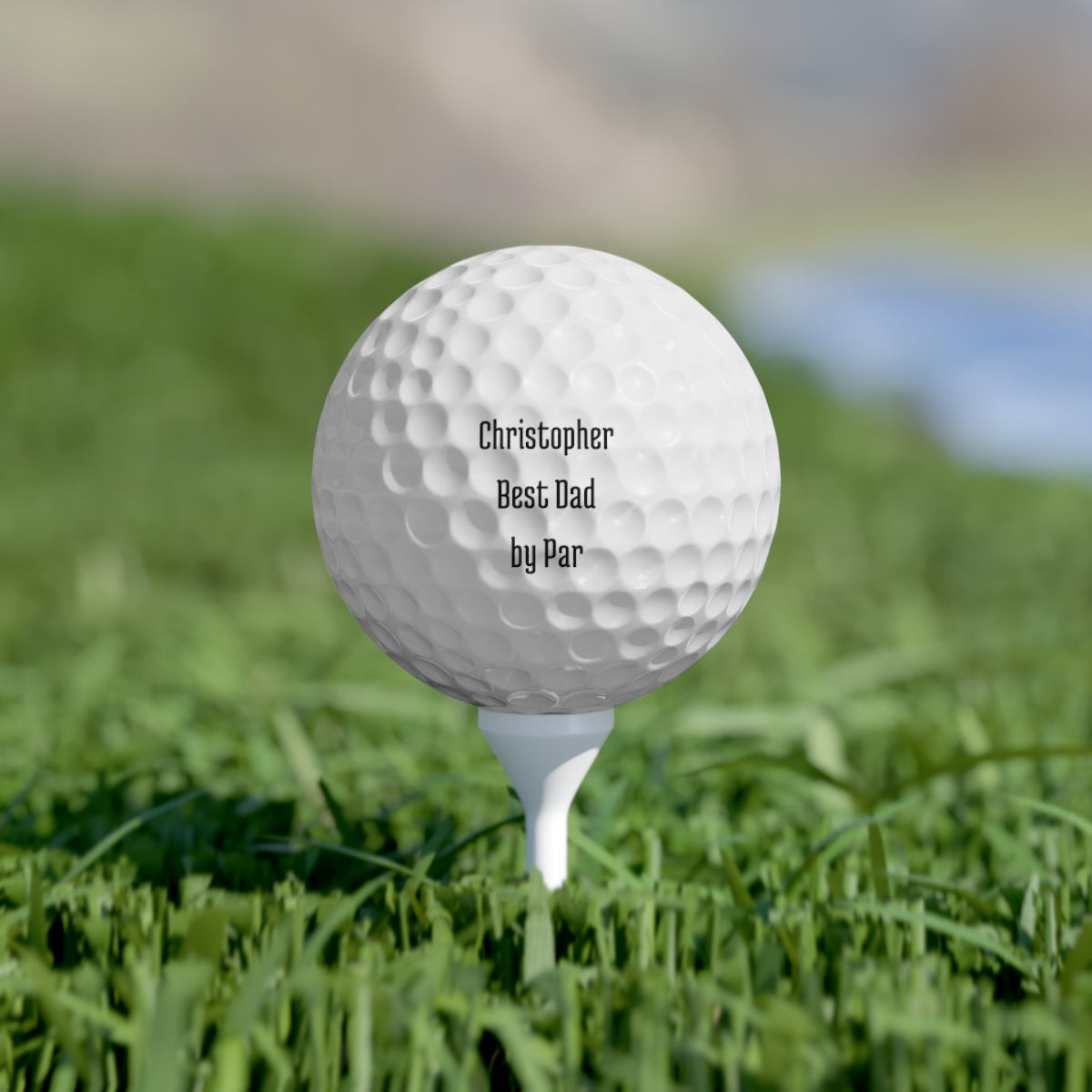 Best Dad by Par - Set of 6 Golf Balls