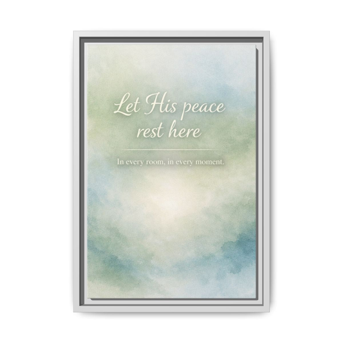 Peace for Everyday – Christian Devotional Wall Canvas