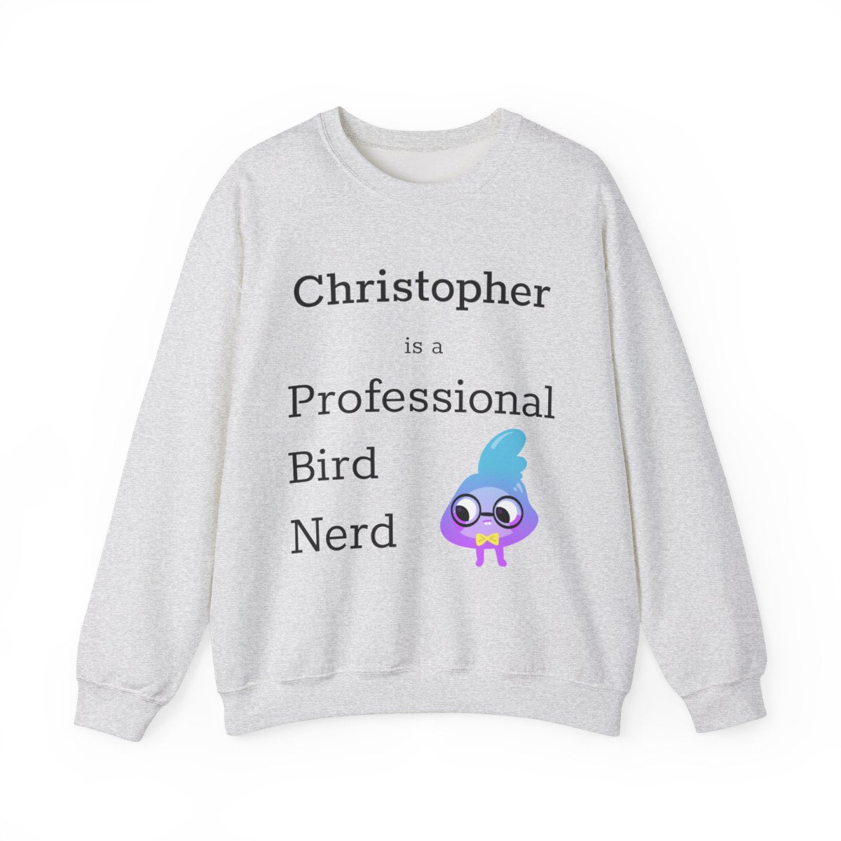 Personalized Professional Bird Nerd Sweatshirt