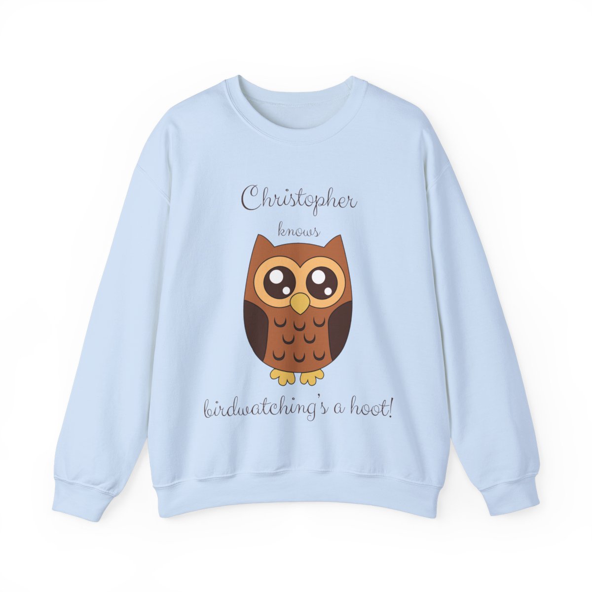Personalized Birdwatching's a Hoot Sweatshirt