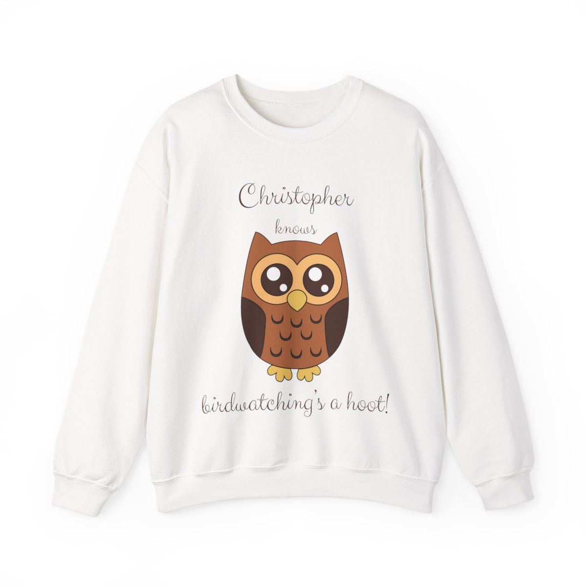 Personalized Birdwatching's a Hoot Sweatshirt