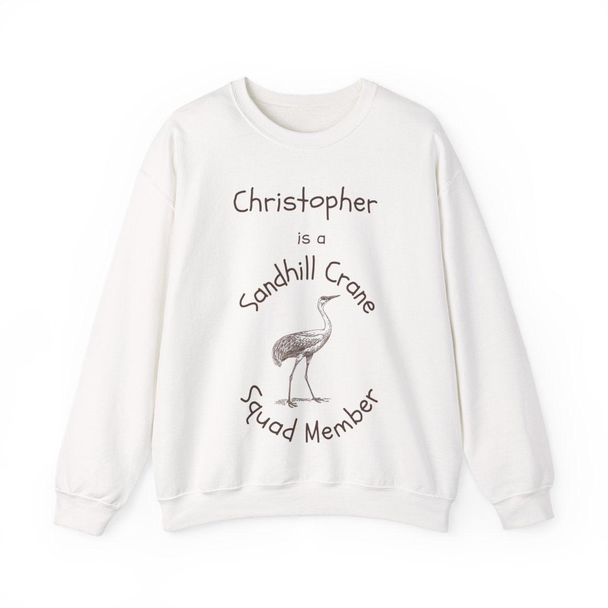 Personalized Sandhill Crane Squad Sweatshirt