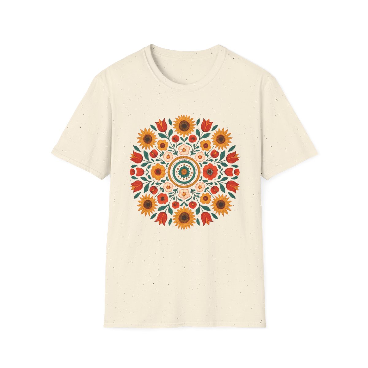 Folk Bloom Burst T-shirt