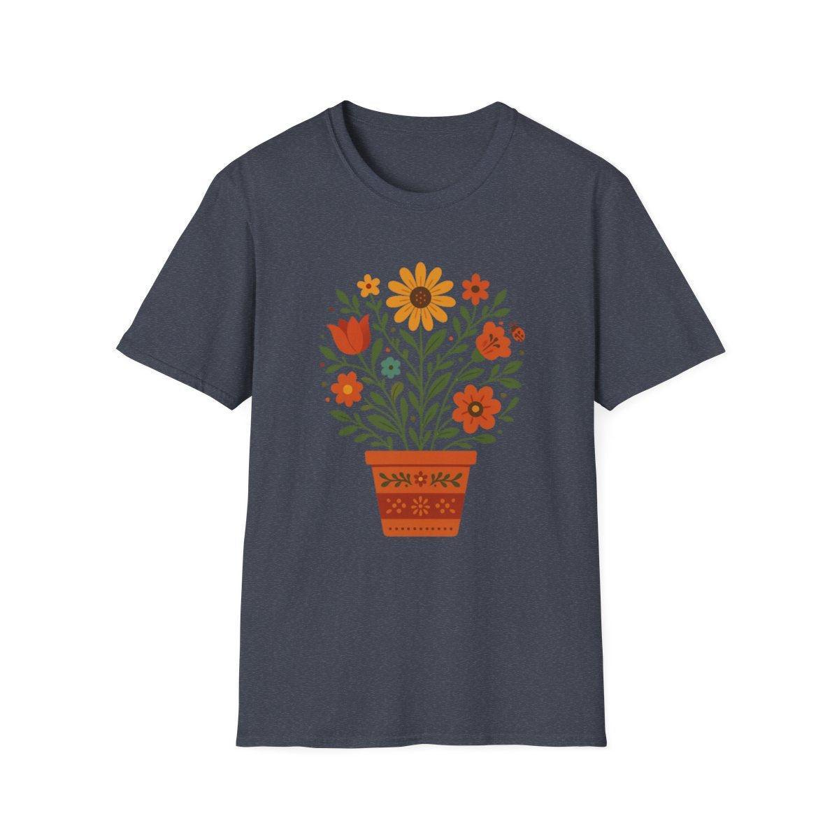 Terracotta Pot Bouquet T-shirt