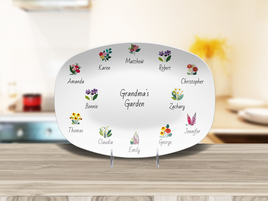 Grandma's Garden Platter