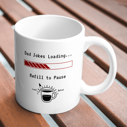 Dad Jokes Loading... Mug