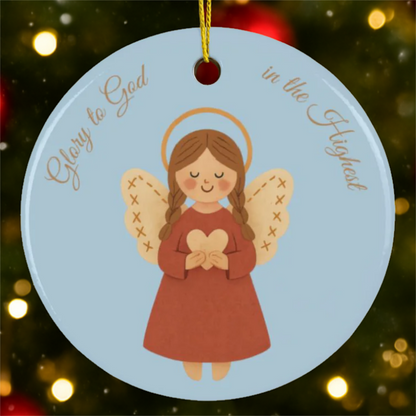 Folk Angel Ornament