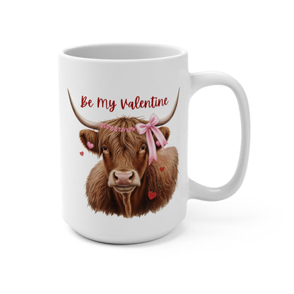 Highland Cow - Be My Valentine
