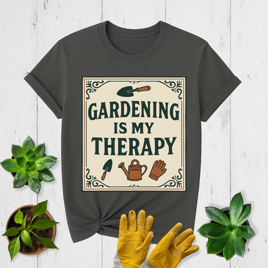 Gardening Therapy T-shirt