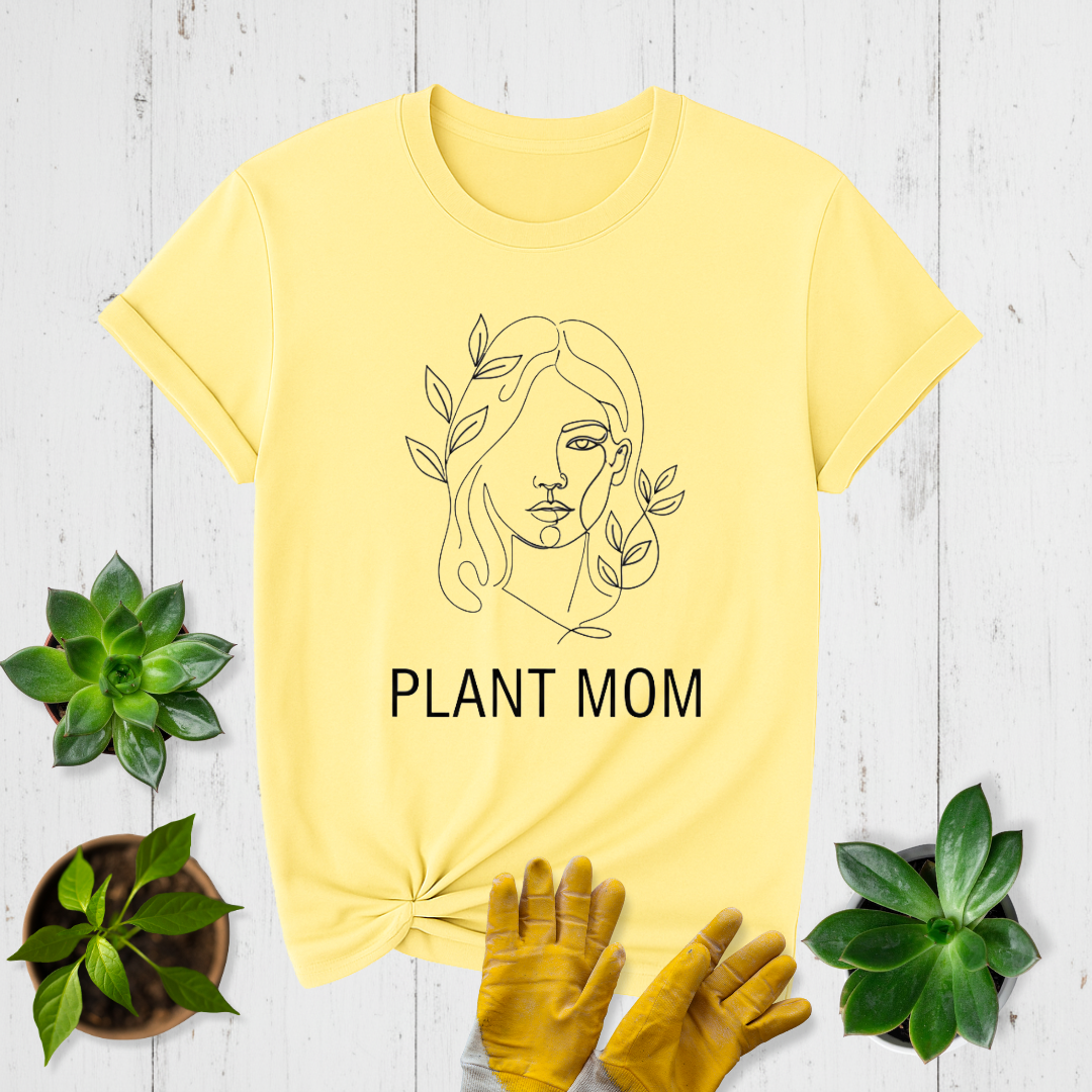 Minimalist Plant Mom T-shirt