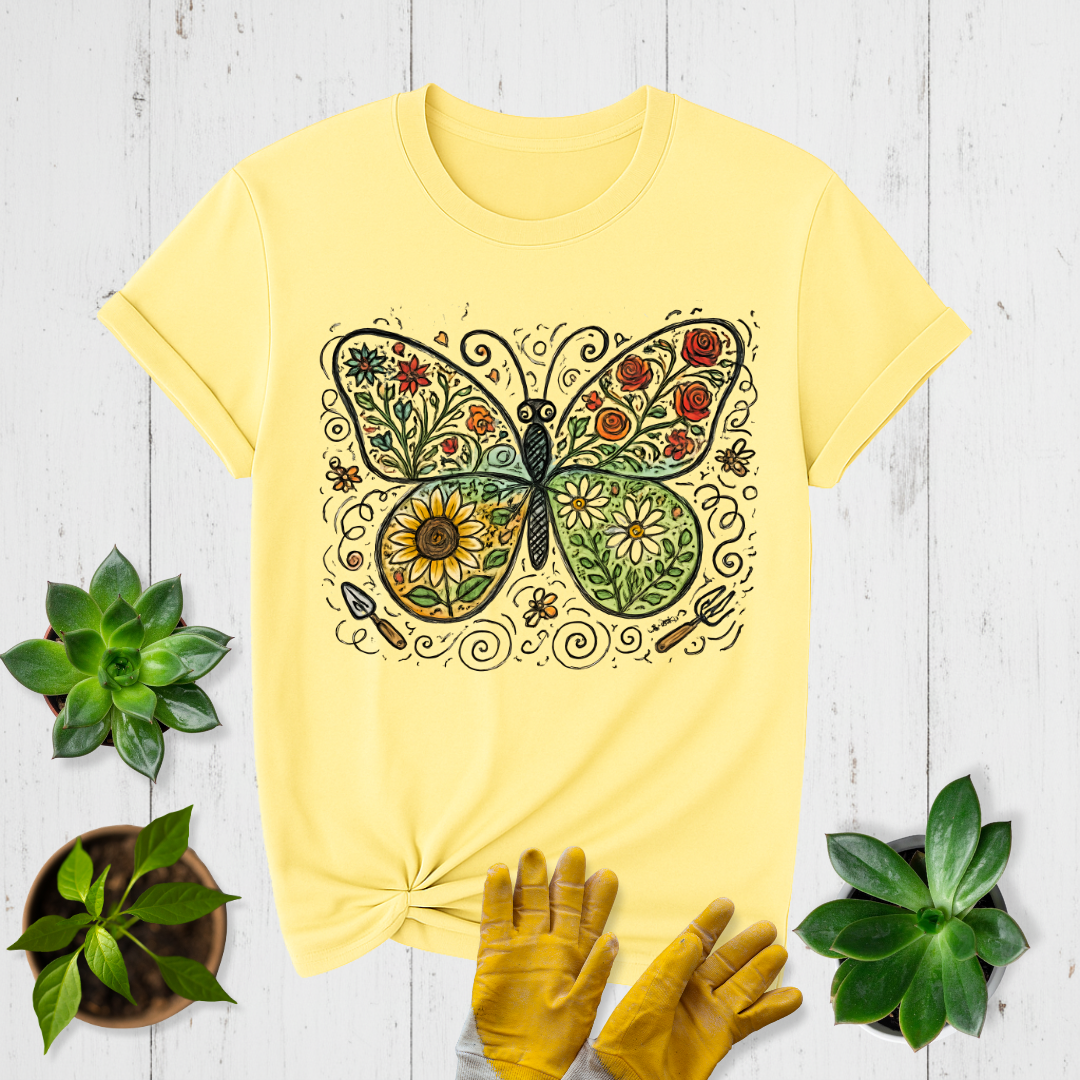 Butterfly Blooms T-shirt