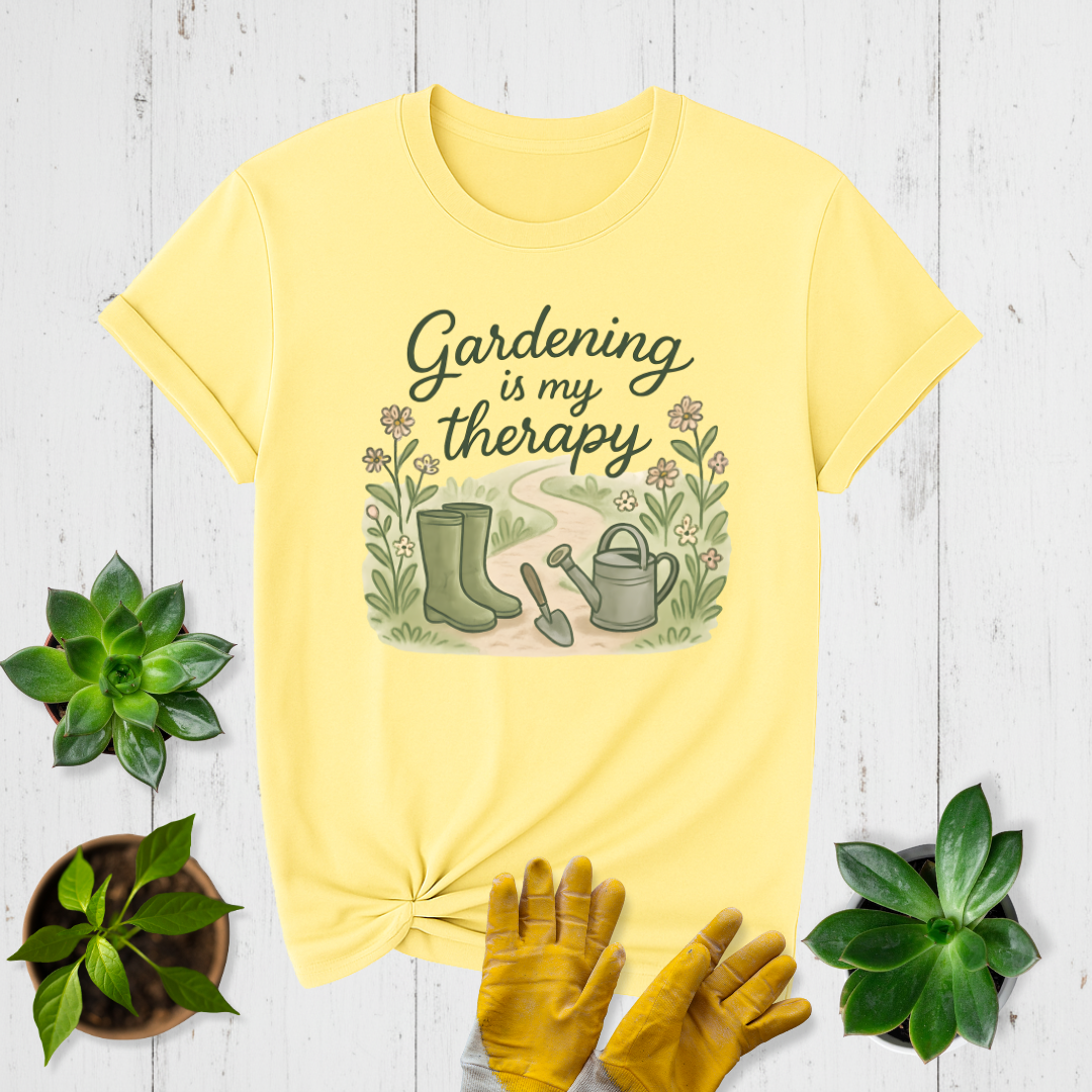 Gardening Therapy T-shirt