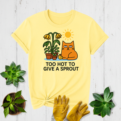 Sir Sproutsalot "Too Hot" T-shirt