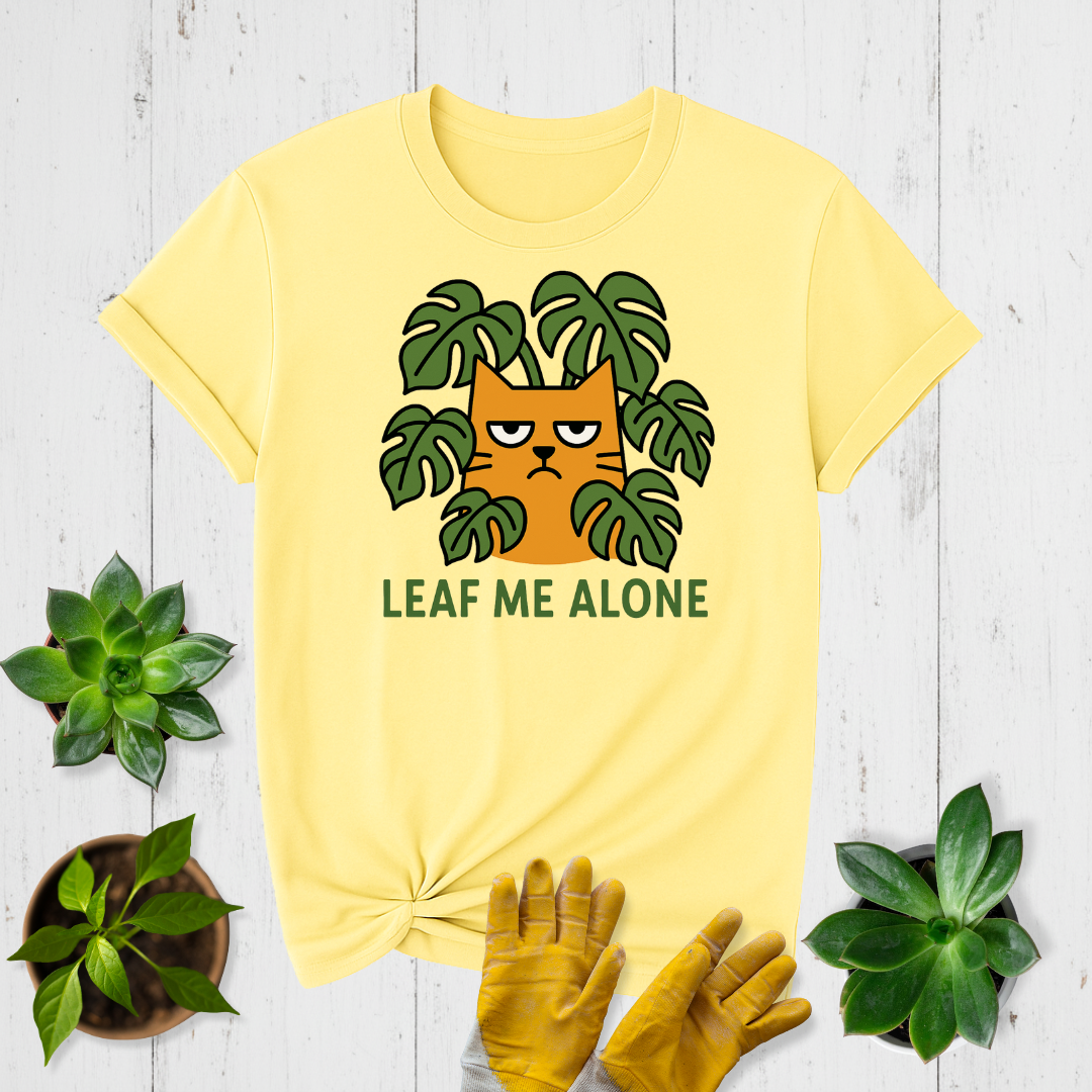 Sir Sproutsalot "Leaf Me Alone" T-shirt