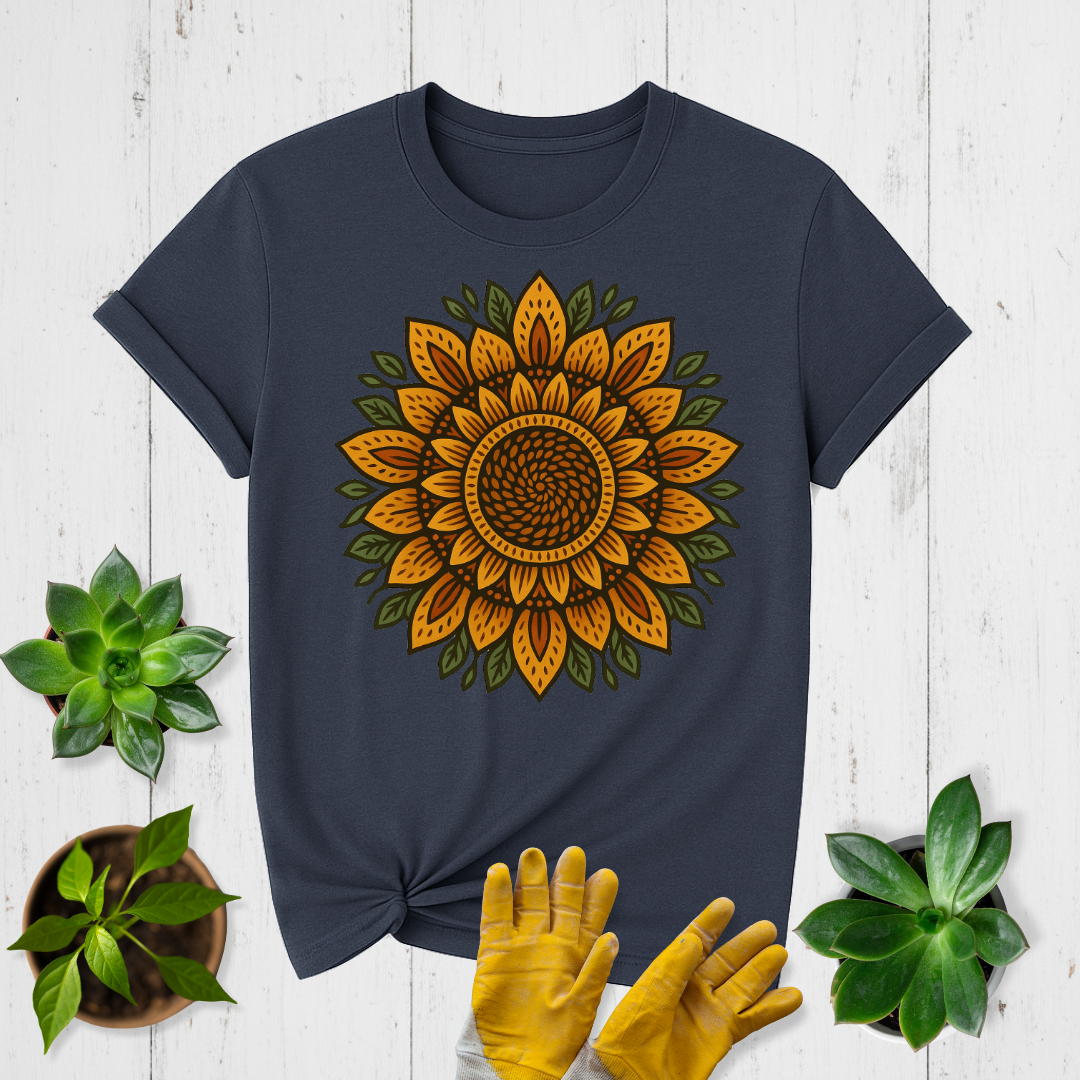 Sunflower Mandala T-shirt