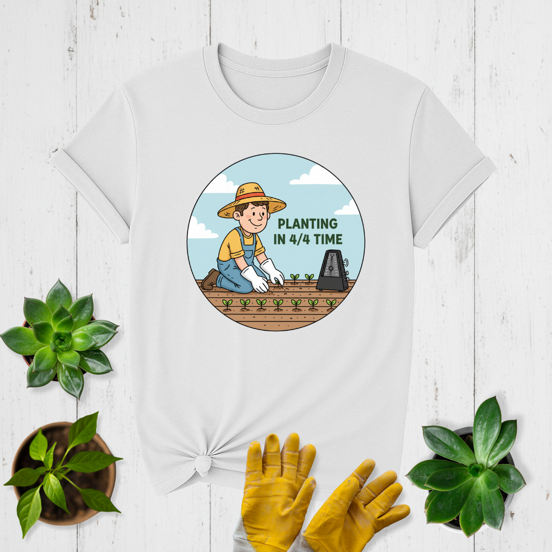 Planting in 4/4 Time T-shirt