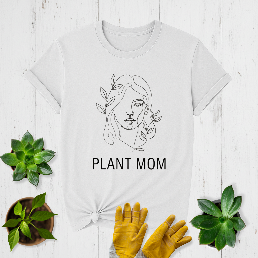 Minimalist Plant Mom T-shirt