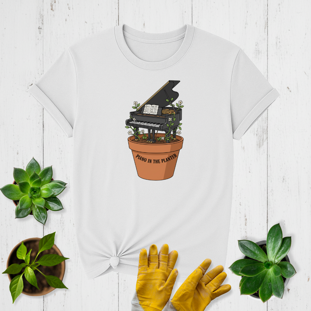 Piano Planter T-shirt