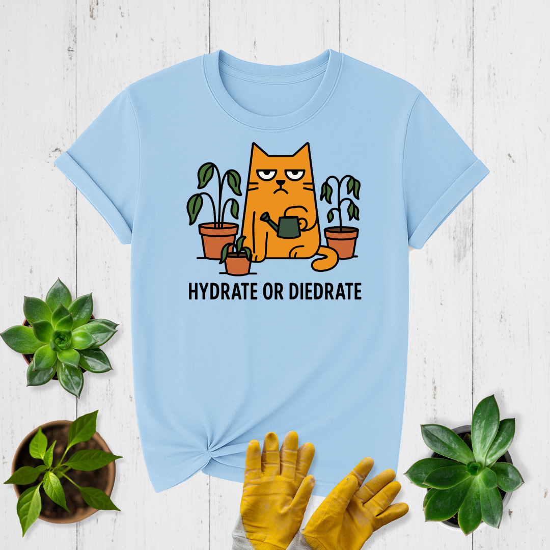 Sir Sproutsalot “Hydrate or Diedrate” T-Shirt