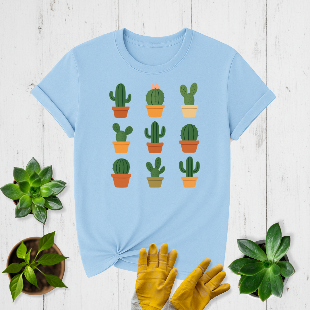 Cactus Tic-Tac-Toe T-shirt