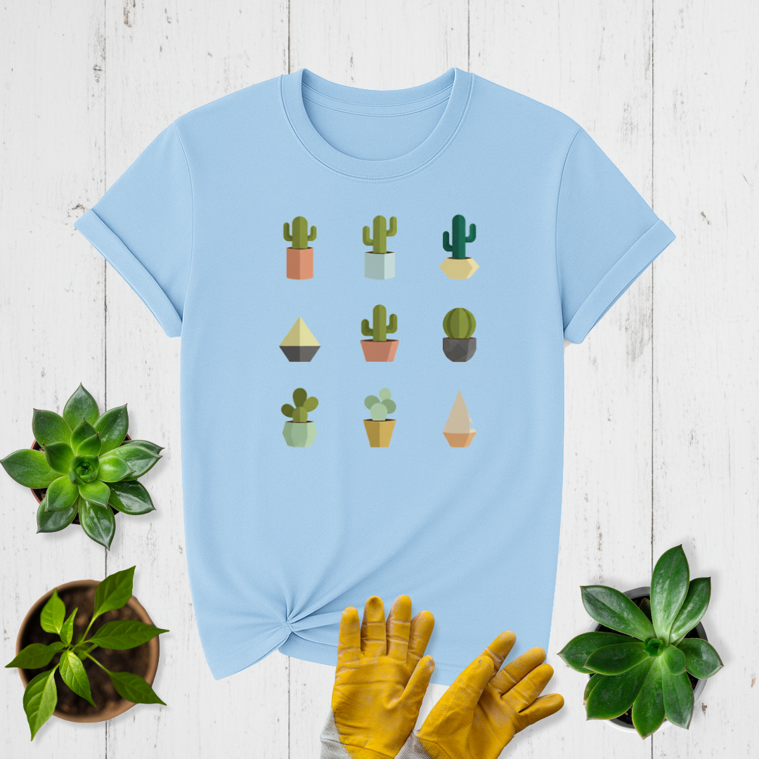 Cactus Tic-Tac-Toe T-shirt