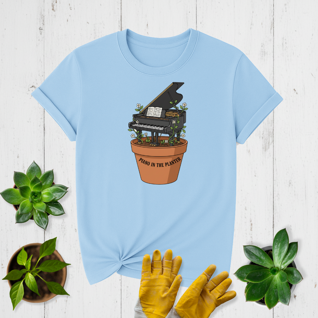 Piano Planter T-shirt