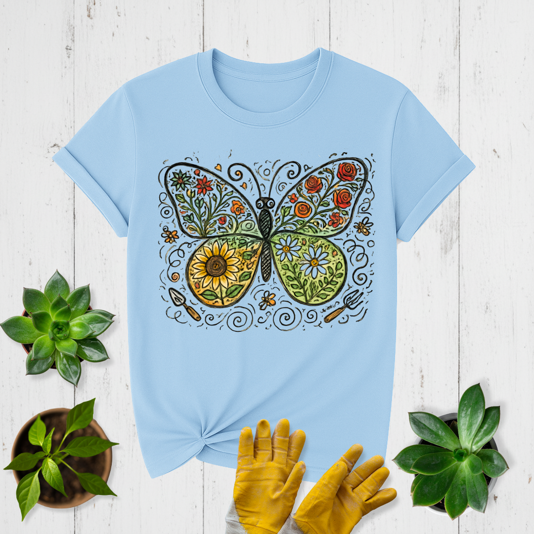 Butterfly Blooms T-shirt
