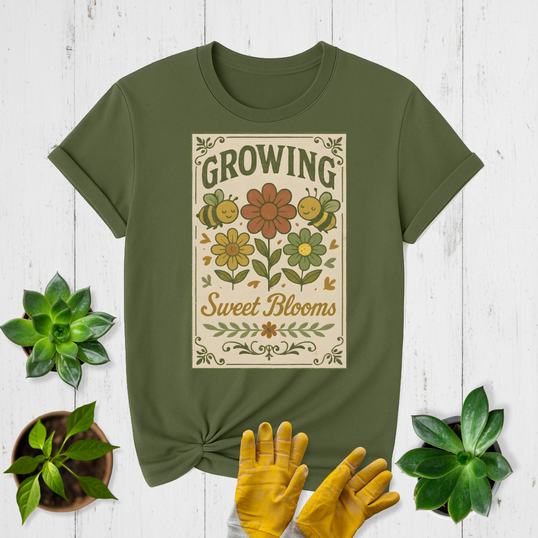 Growing Sweet Blooms T-shirt