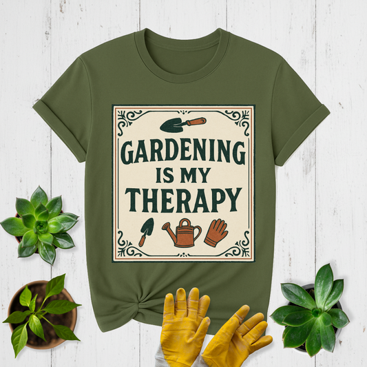 Gardening Therapy T-shirt