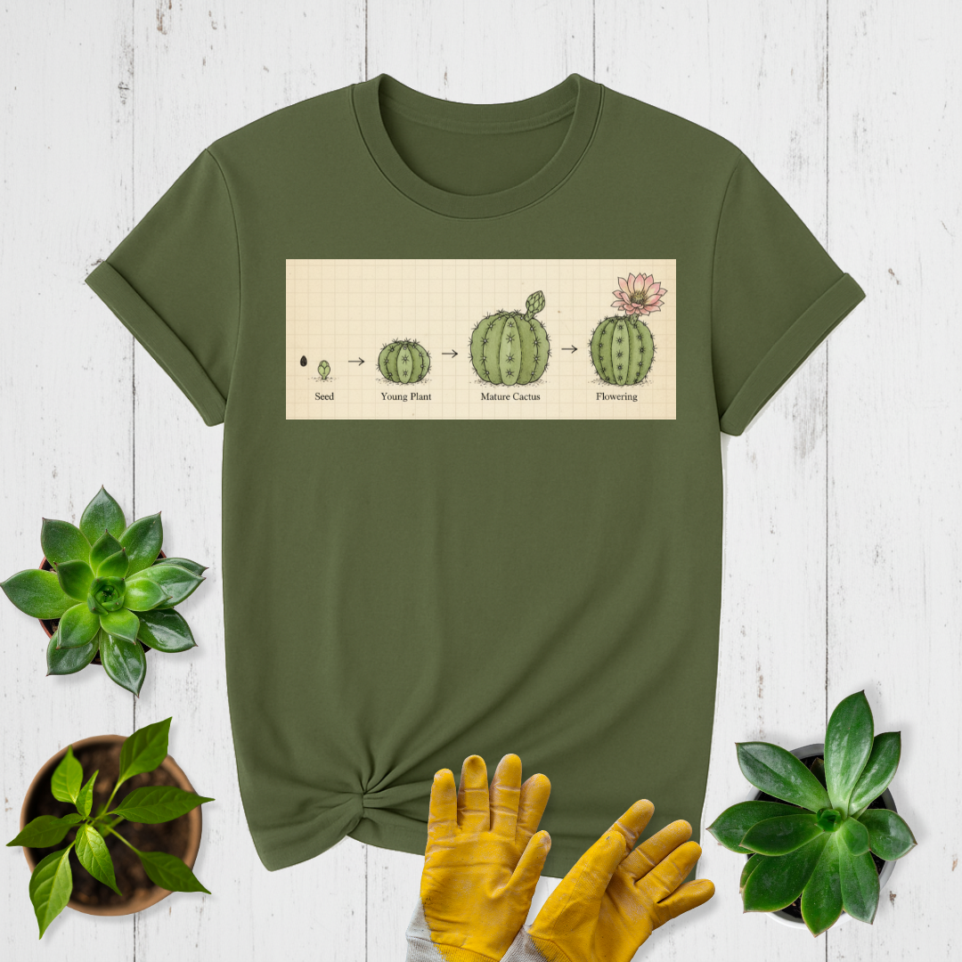 Cactus Seed to Bloom T-shirt