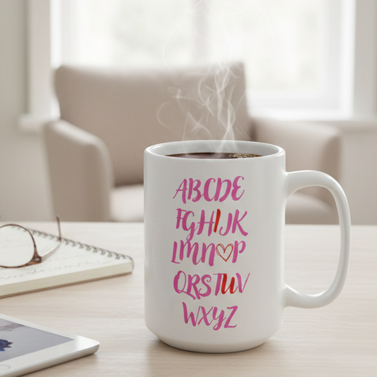 I Love (Heart) You Alphabet